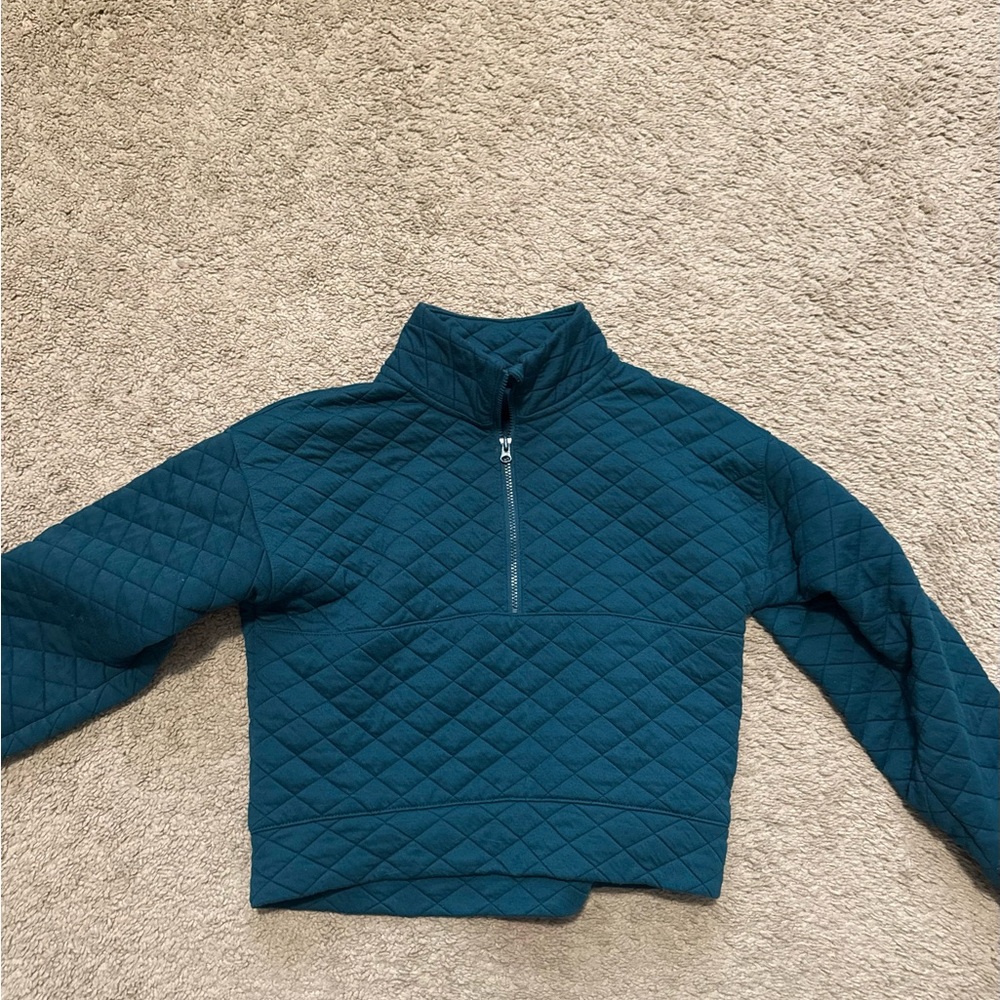 DSG Teal Quilted Kids Hoodie